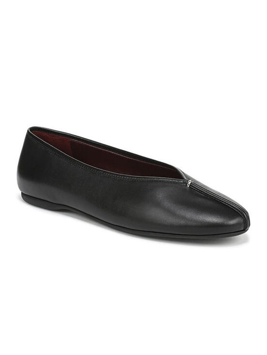 Vince Shoes - 330$ Vince Ori Leather Ballerina Flats Ballet Women's Size 10 US / 40 EU Black